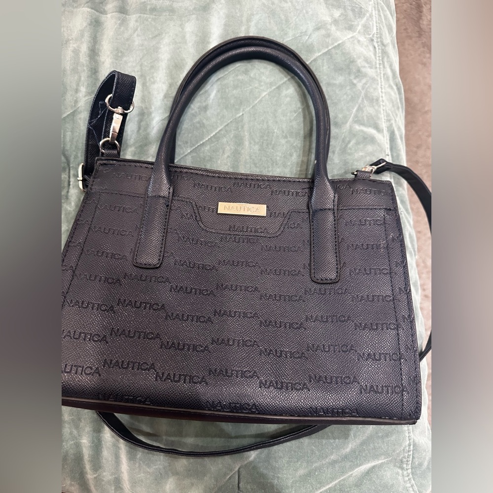 Nautica Black Satchel Bag
